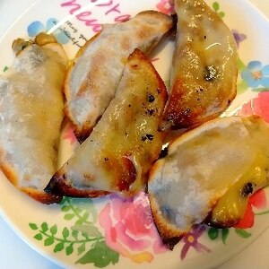 簡単おつまみ！しそ納豆餃子